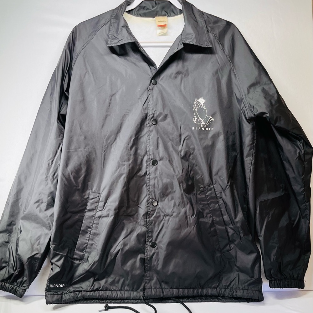 Ripndip Black Windbreaker Jacket - image 1